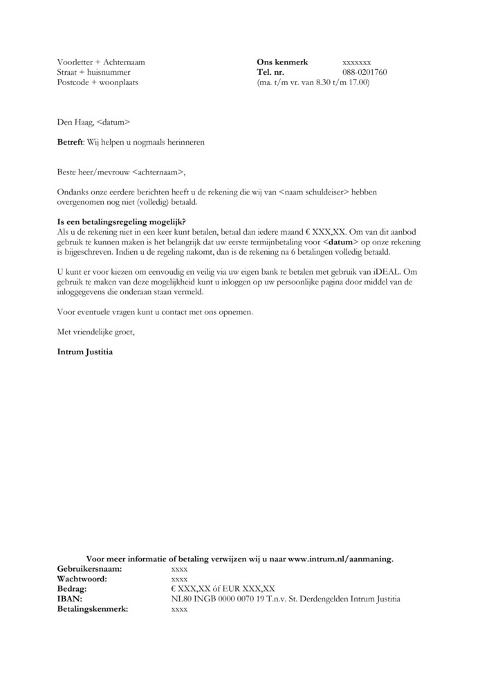 Dit grote incassobureau gaat in het vervolg vriendelijkere brieven